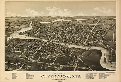 Watertown, Wisconsin, 1885