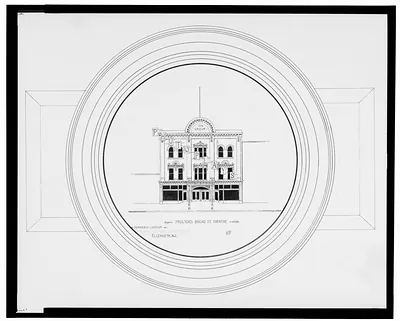 [Proctor's Broad St. Theatre (Lyceum, 1884), Broad St. off Courthouse, Elizabeth, New Jersey] / AFD.