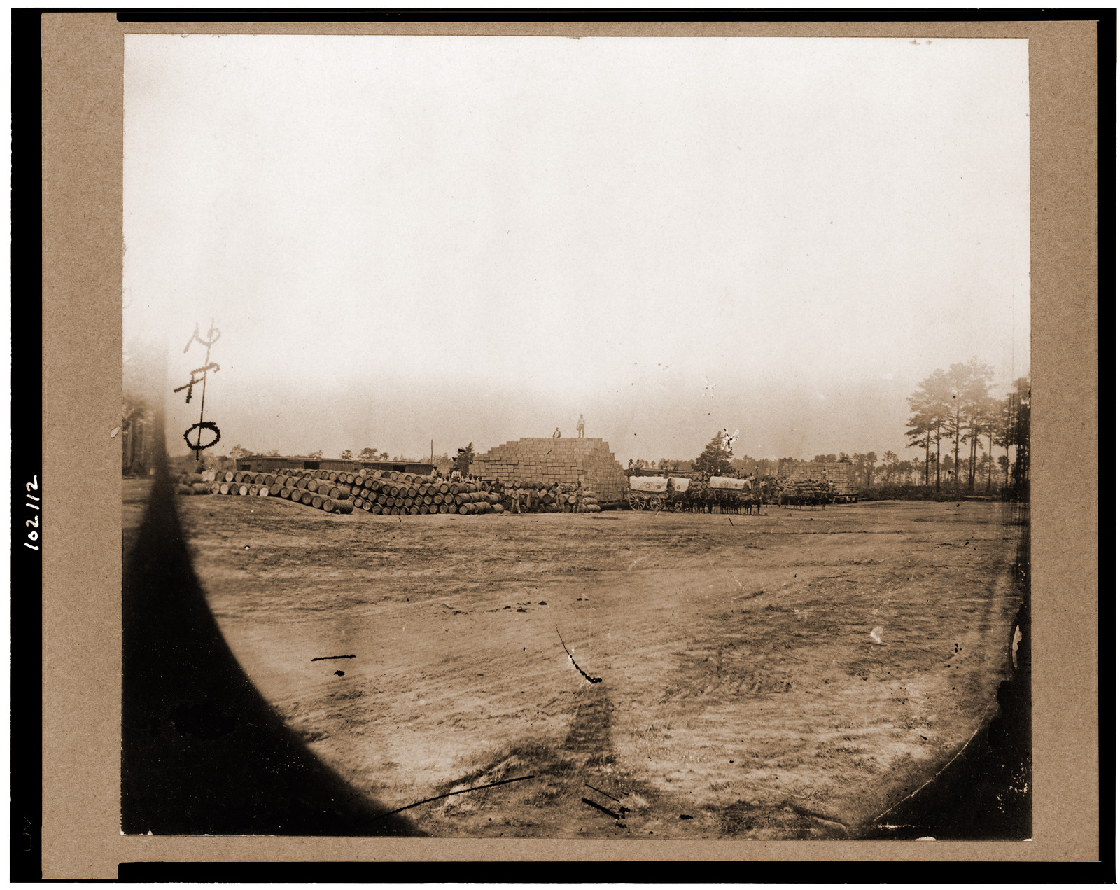 Commissary depot Cedar Level Virginia Aug. 1864, 1864 — historic photograph