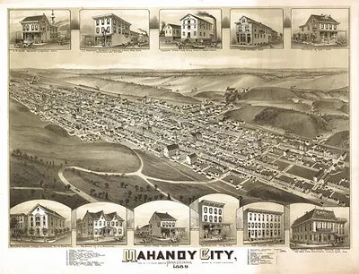 Mahanoy City, Pennsylvania, 1889