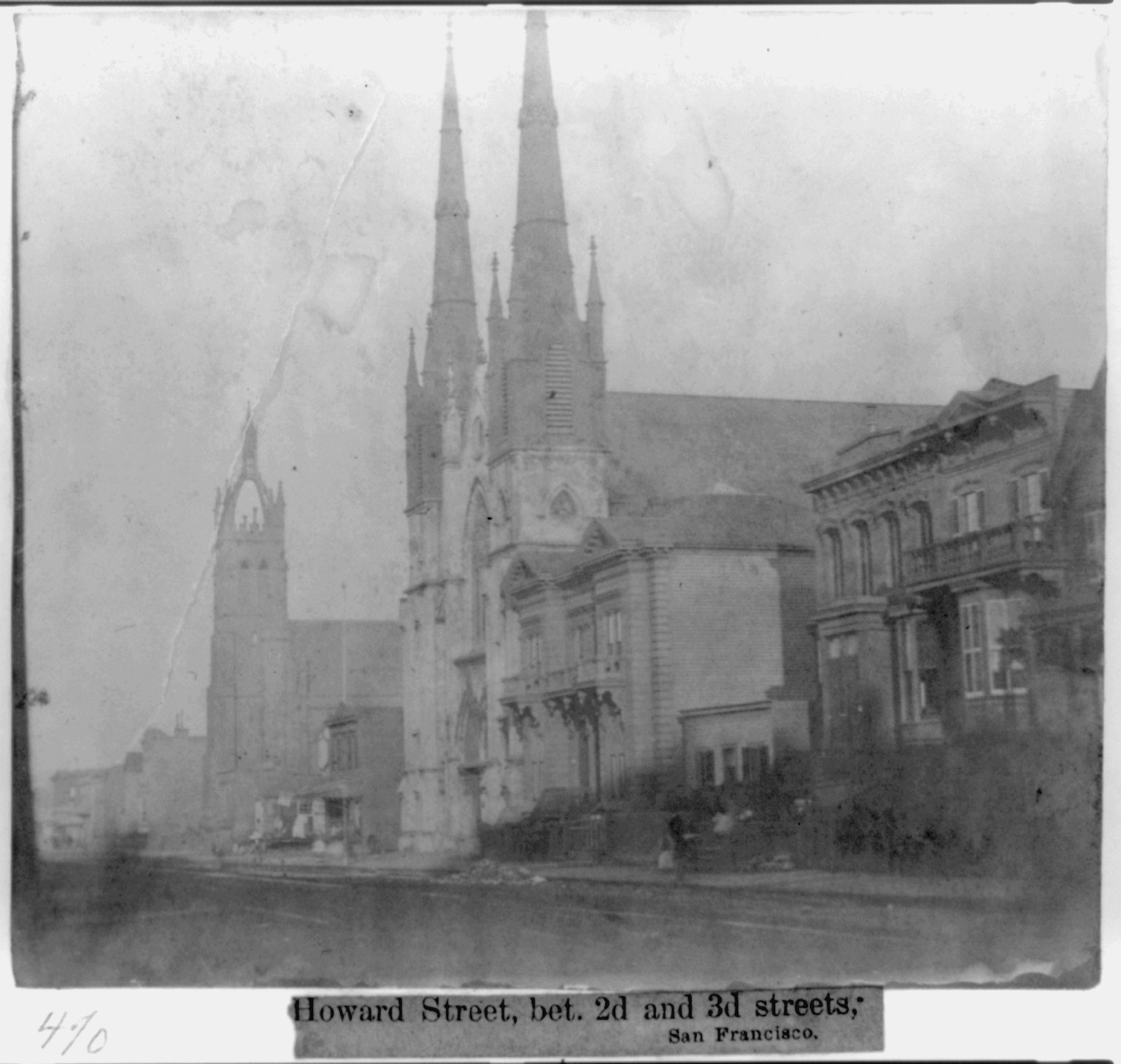 Howard Street, between 2nd and 3rd Streets, San Francisco, [published 1866] — historic photograph
