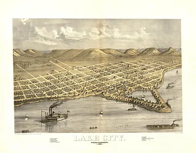 MN Lake City 1867 MAP