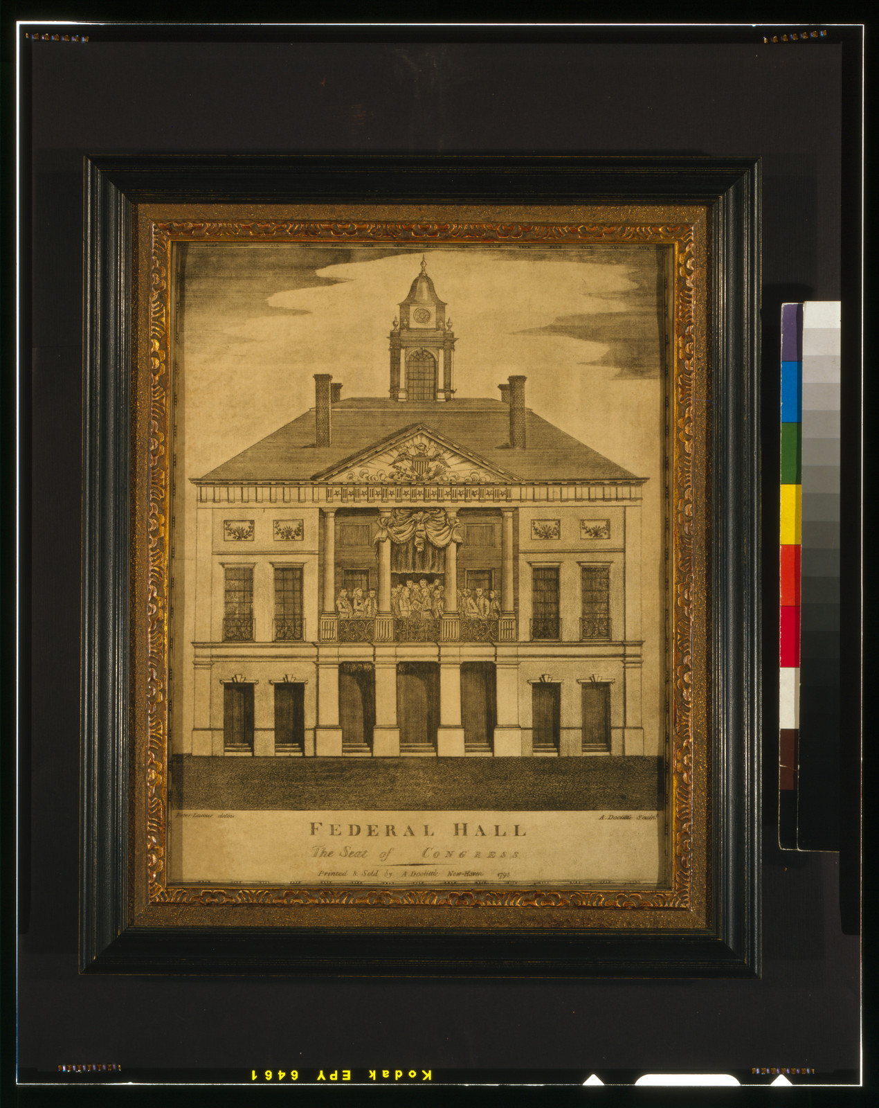 Federal Hall, The Seat of Congress / Peter Lacour delin. ; A. Doolittle sculpt., 2000 — historic photograph
