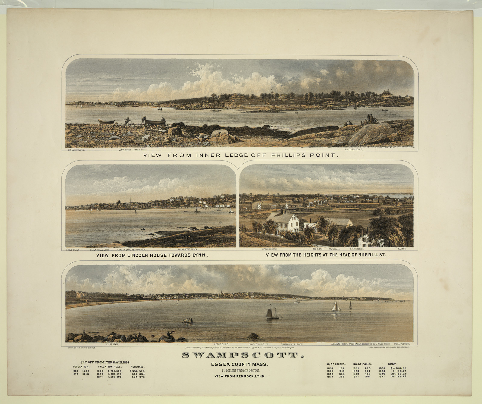 Swampscott - Essex County, Mass.- 11 miles from Boston — historic image