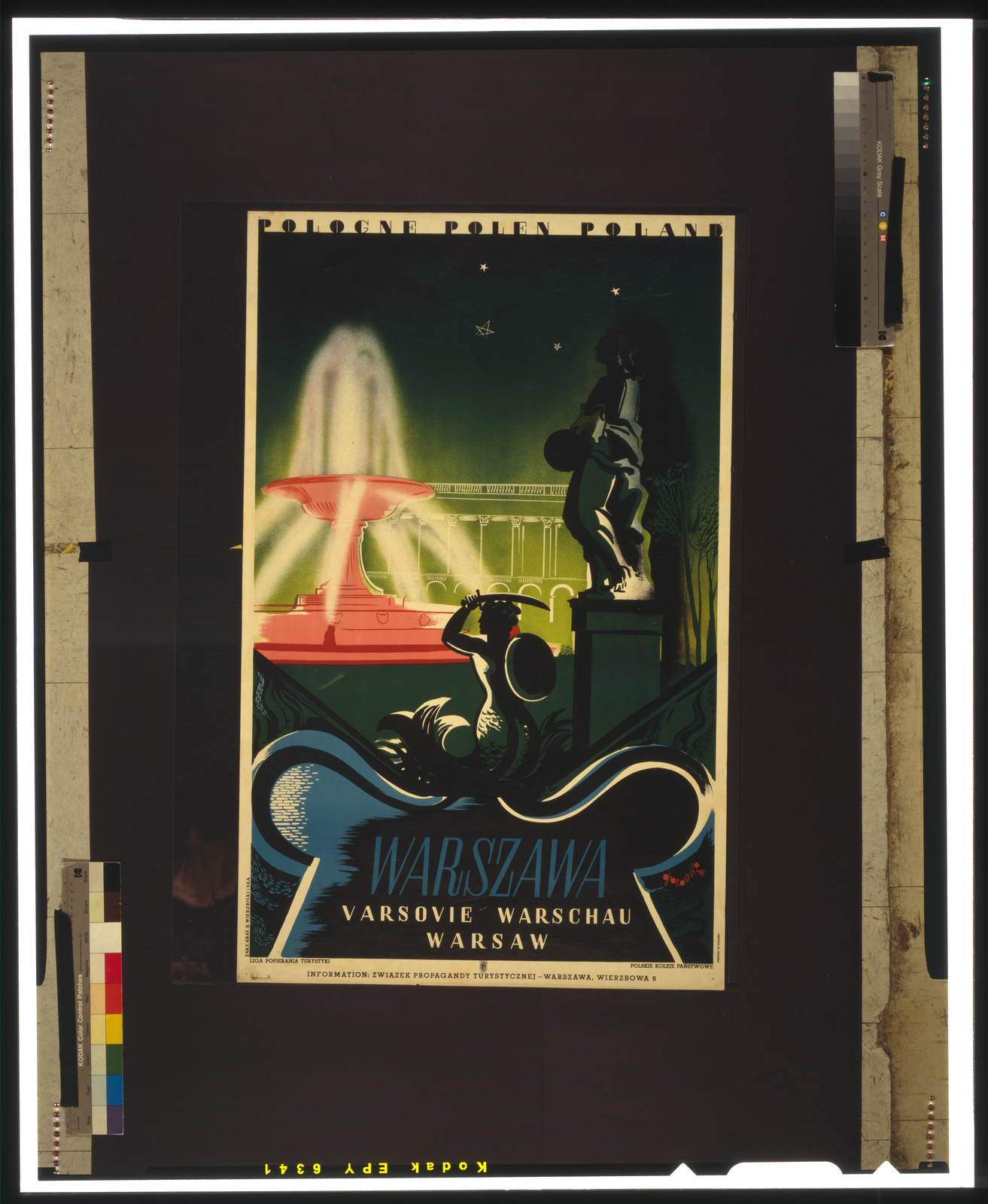 Warszawa / Gronowski 36., Warszawa : Zakl. Graf. B. Wierzbicki i S-Ka, [19]36. — vintage poster