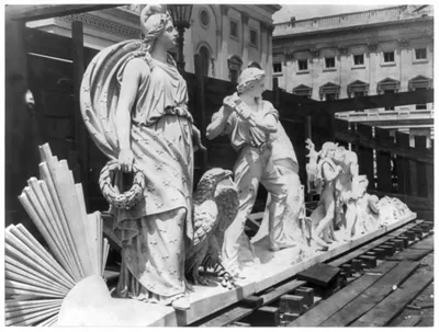 Pediment sculpture, U.S. Capitol