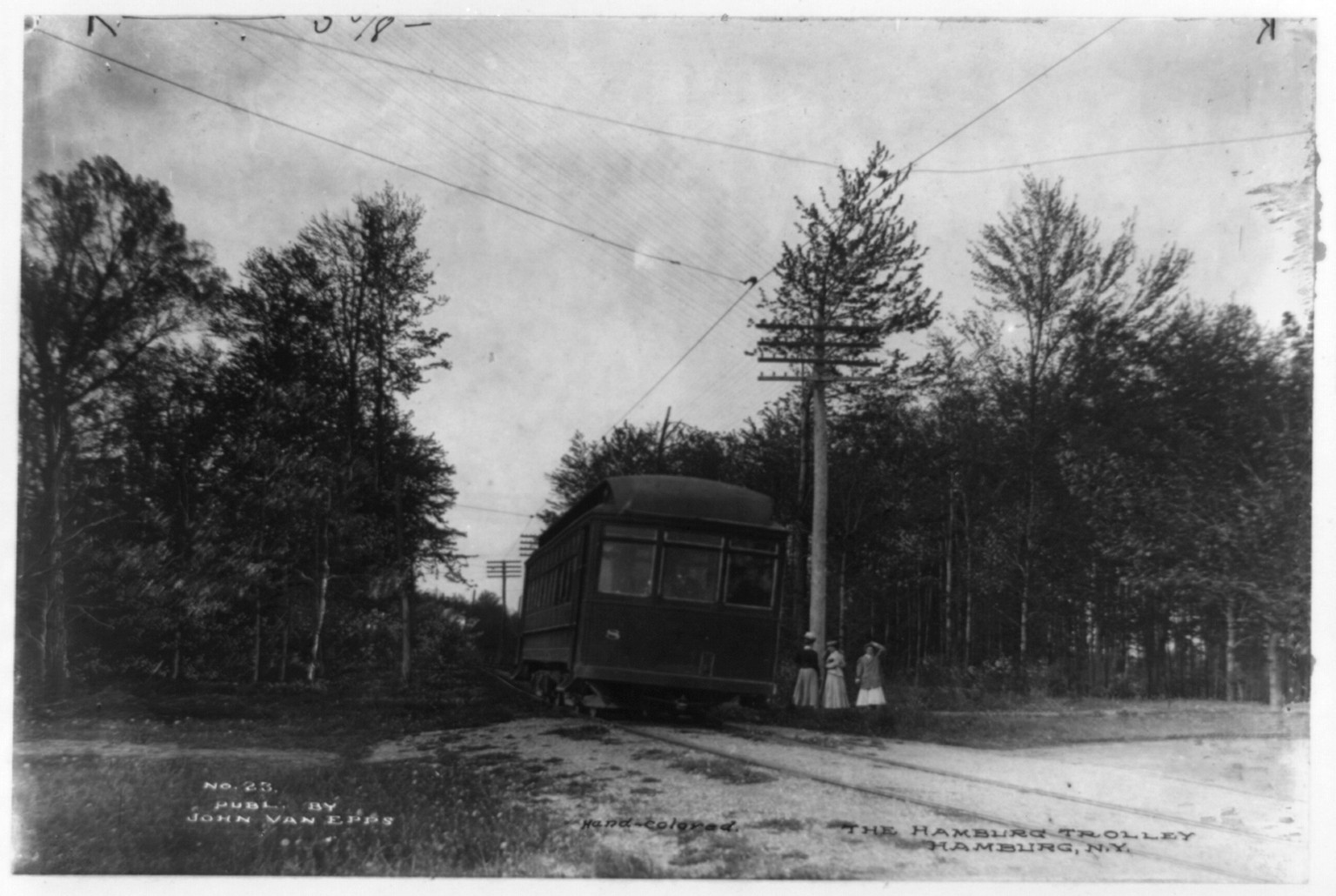 The Hamburg Trolley, Hamburg, N.Y., [between 1890 and 1910] — historic photograph