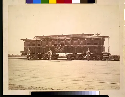 [President Abraham Lincoln's railroad funeral car] / S.M. Fassett, photographer, Chicago.