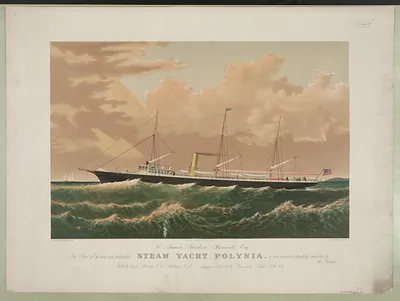 Steam yacht Polynia