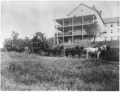 Blue Mountain Lake, Adirondack Mountains, N.Y.: Adirondack Tally-ho's