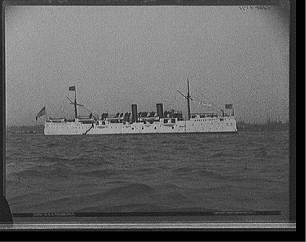 U.S.S. Philadelphia, [between 1890 and 1901] — historic photograph