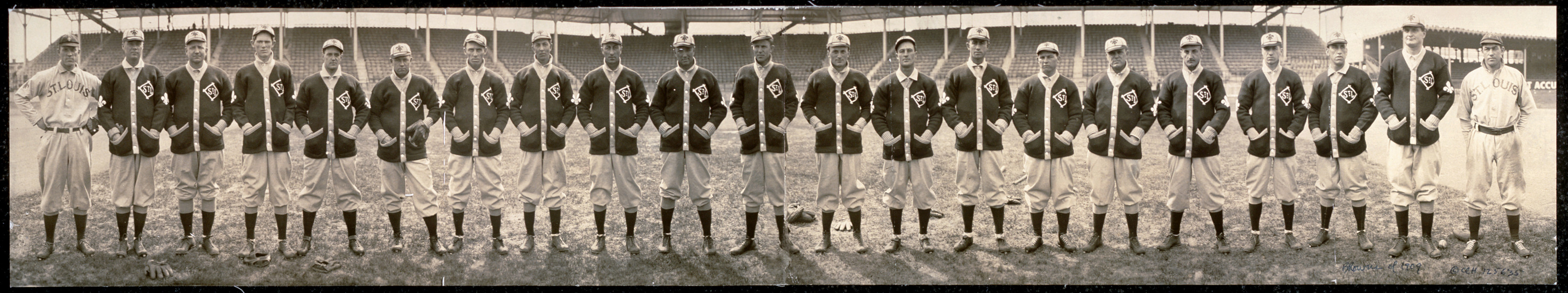 St. Louis Browns Baseball Team, Missouri, 1909, 1909 — historic image