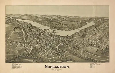 Morgantown, West Virginia, 1897