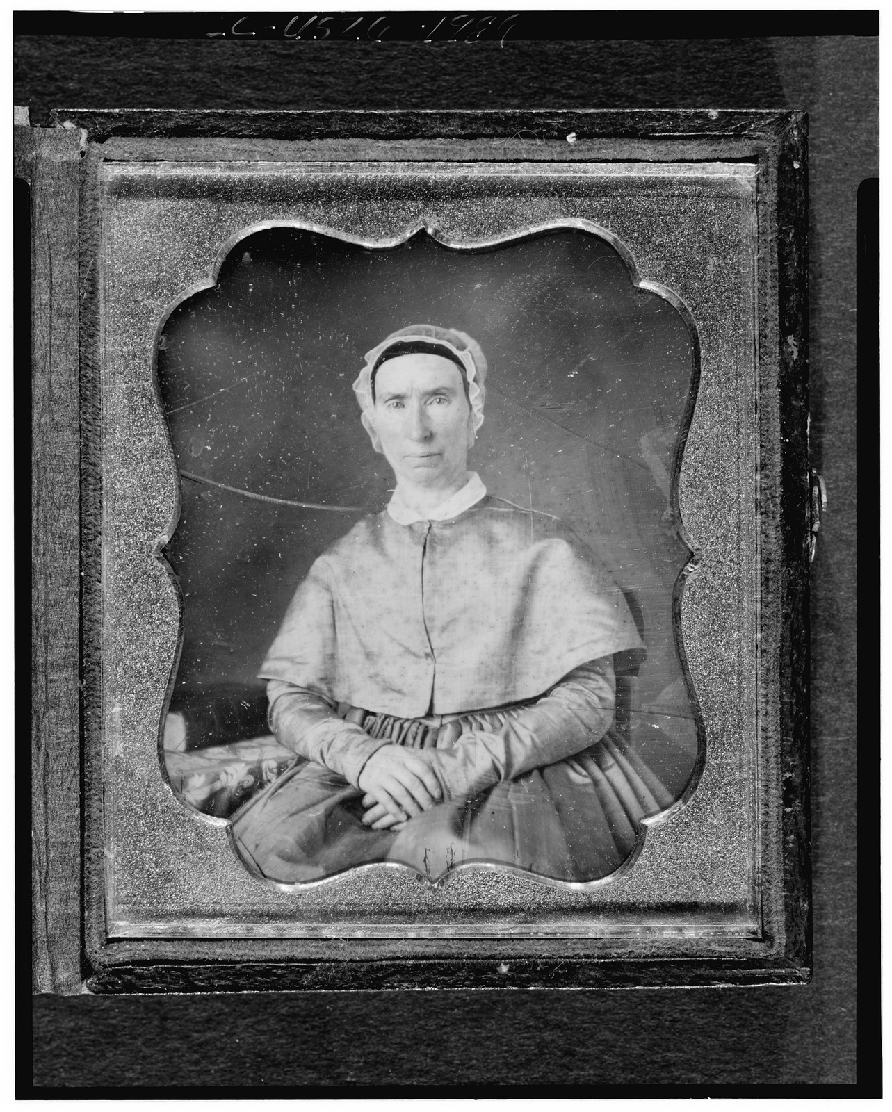 Unidentified woman thre, 1840 — historic photograph