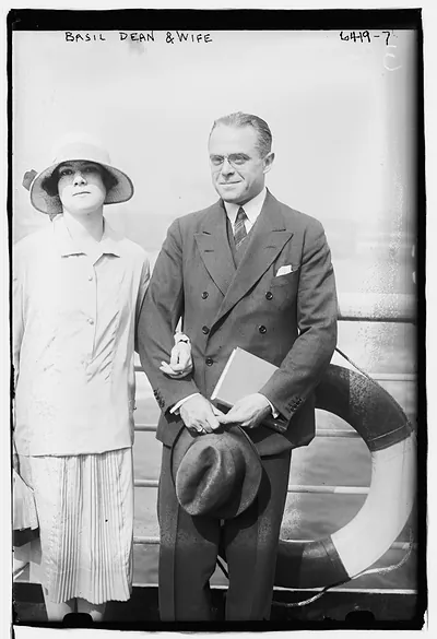 Basil Dean & wife
