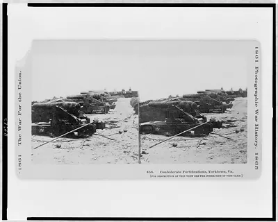 Confederate fortifications Yorktown Va.