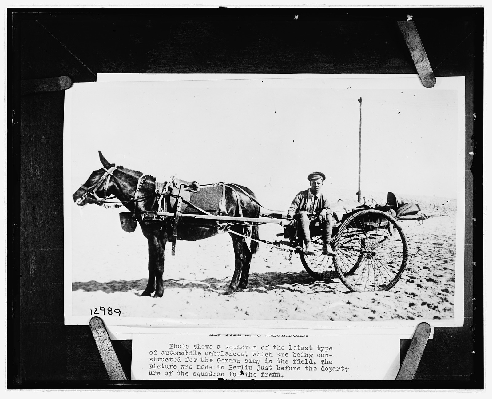 [German ambulance], [between 1910 and 1935] — historic photograph