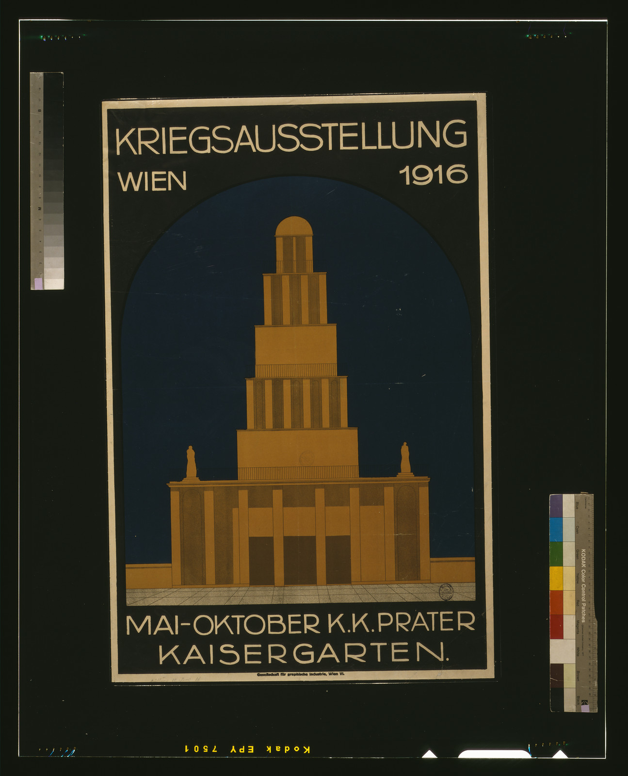 Kriegsausstellung Wien 1916, 1916 — vintage poster