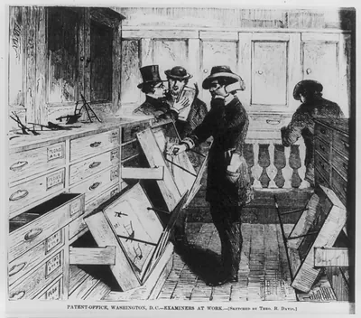 Patent Office, Washington, D.C. - examiners at work