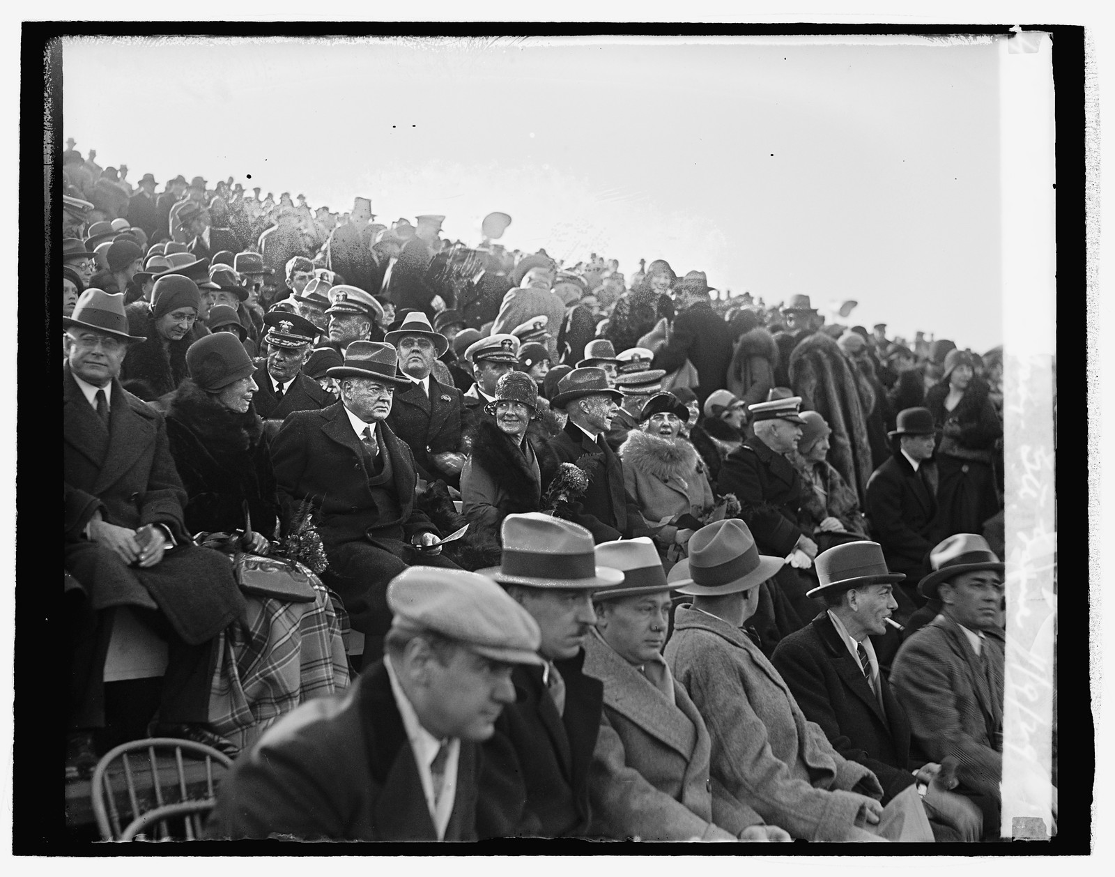 Hoover at Navy - G.U. game, 11/9/29, [19]29 November 9. — historic photograph