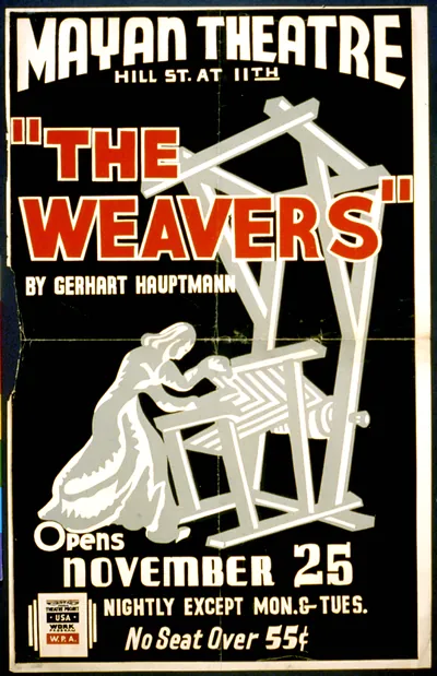 The weavers by Gerhart Hauptmann opens November 25