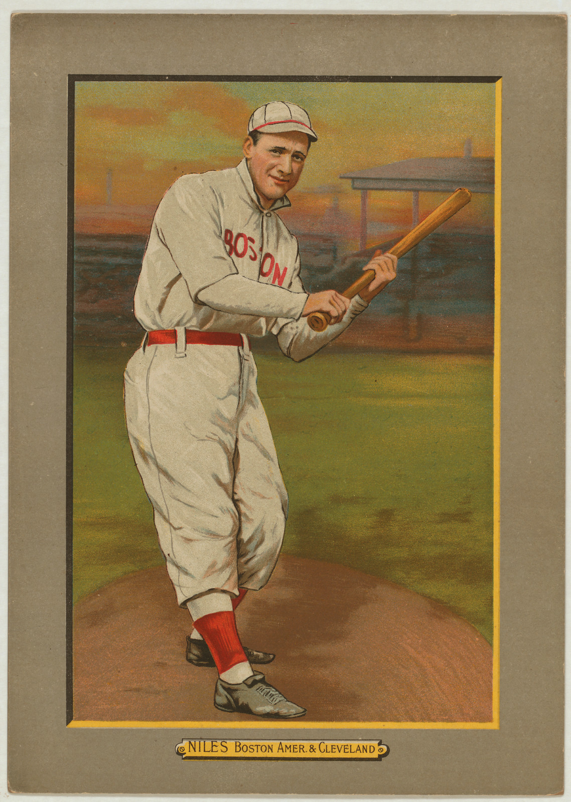 Harry Niles, Outfield, c. 1911 — historic image