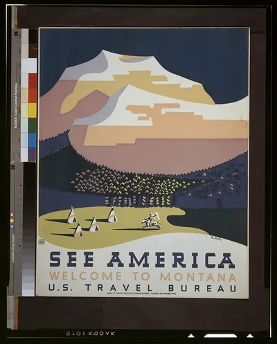 See America Welcome to Montana / R. Halls.
