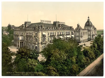 Hotel Kaiserhof and Augusta Victoria Baths Wiesbaden Hesse-Nassau Germany
