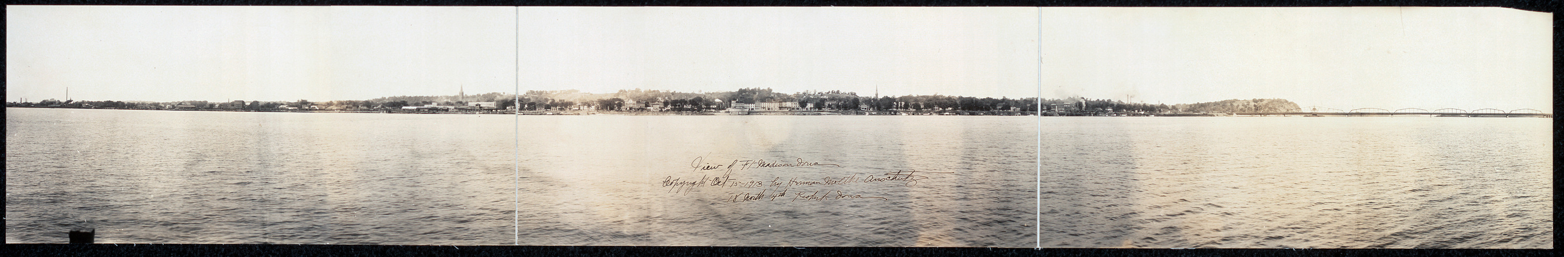 View of Ft Madison, Iowa, 1913, 1913 — historic image