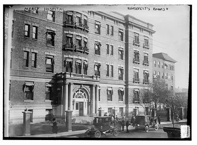Mercy Hosp. - Roosevelt's rooms, Dec. 17, 1910