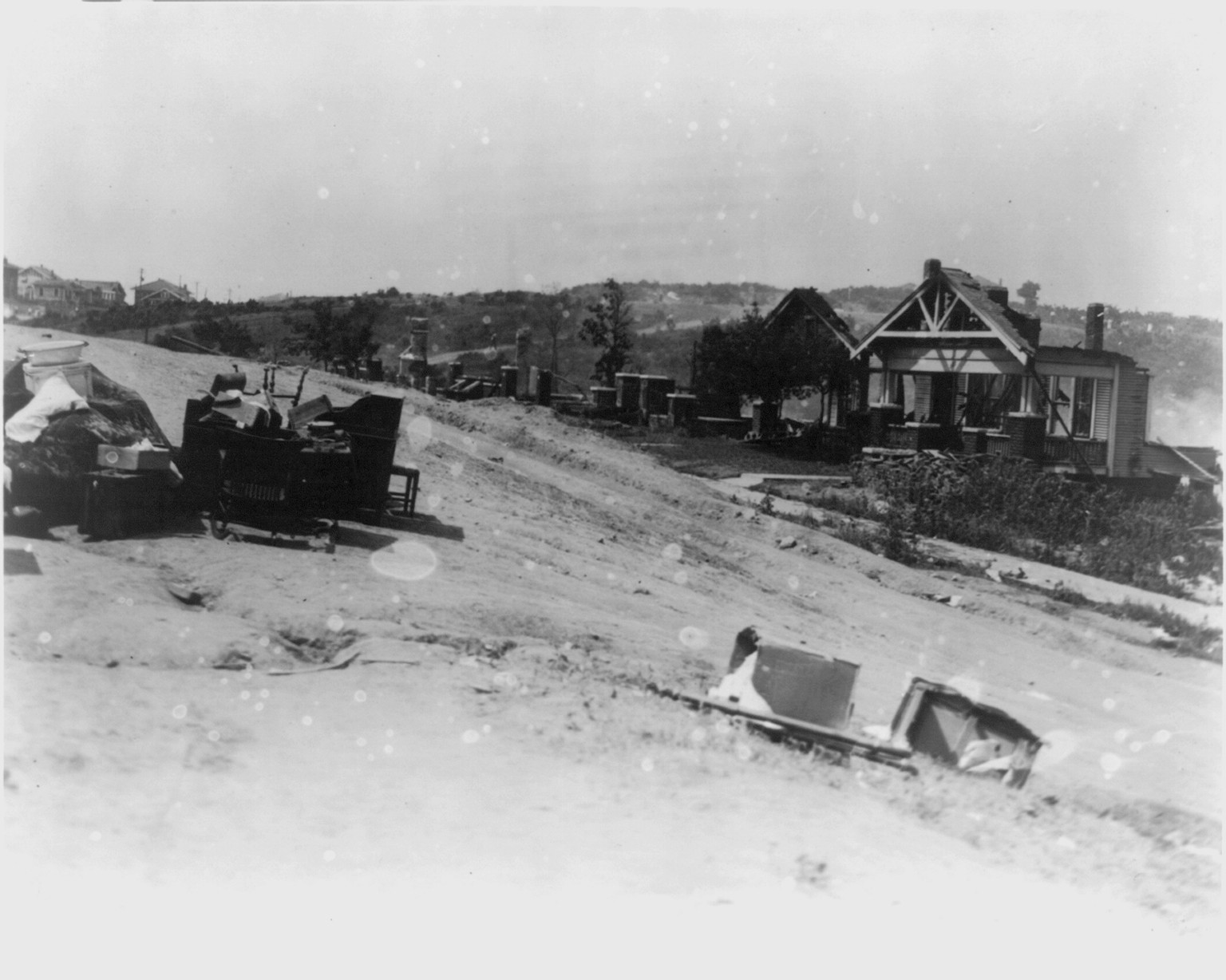 After the mob had passed, [1921] — historic photograph