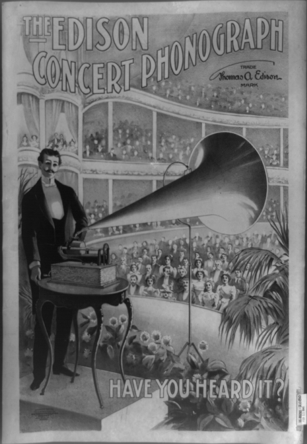 The Edison concert phonograph Have you heard it?, Cin[cinnati] ; N.Y. : The U.S. Printing Co., c1899. — vintage poster