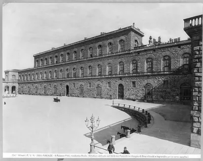 [Pitti Palace and courtyard - Florence, Italy]