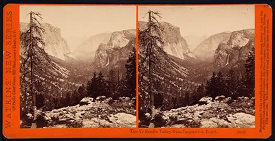 The Yosemite Valley from Inspiration Point.