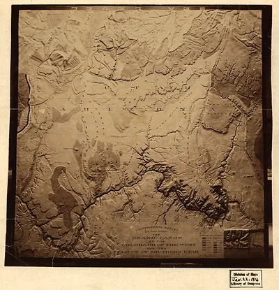 np000097 The Grand Canon [sic] of the Colorado of the West 191