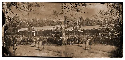 Washington District of Columbia. Grand review of the army