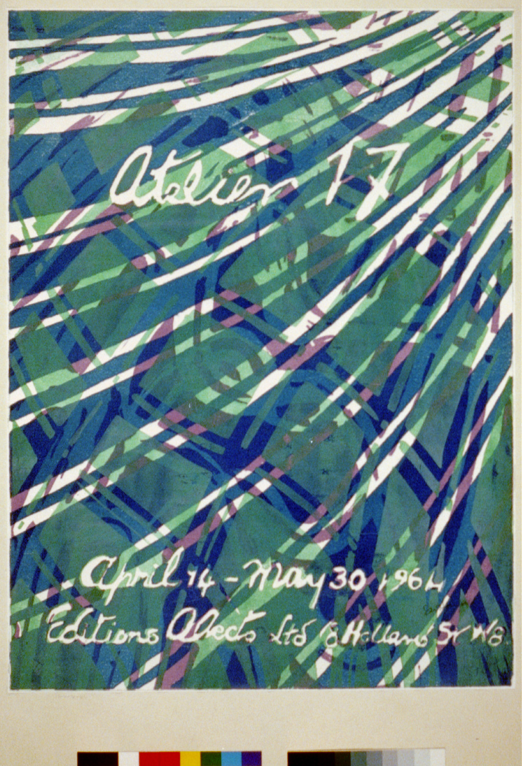 Atelier 17, April 15-May 30, 1964, 1964 — vintage poster