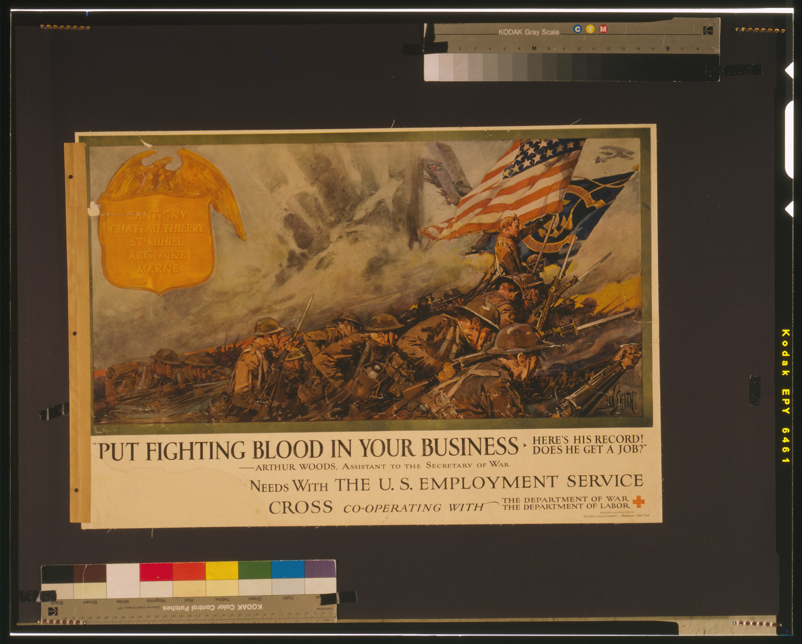 Put fighting blood in y, 1917 — historic image