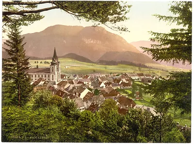 Mariazell general view Styria Austro-Hungary