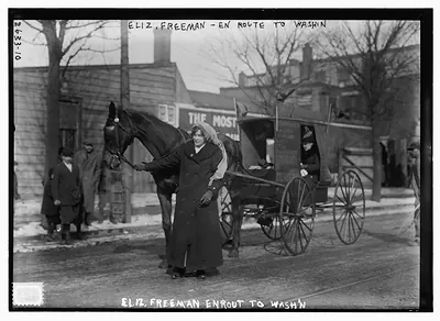Eliz. Freeman enroute to Wash.