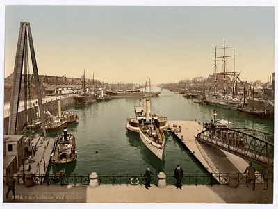 The Harbor (Free Port) Bremen Germany