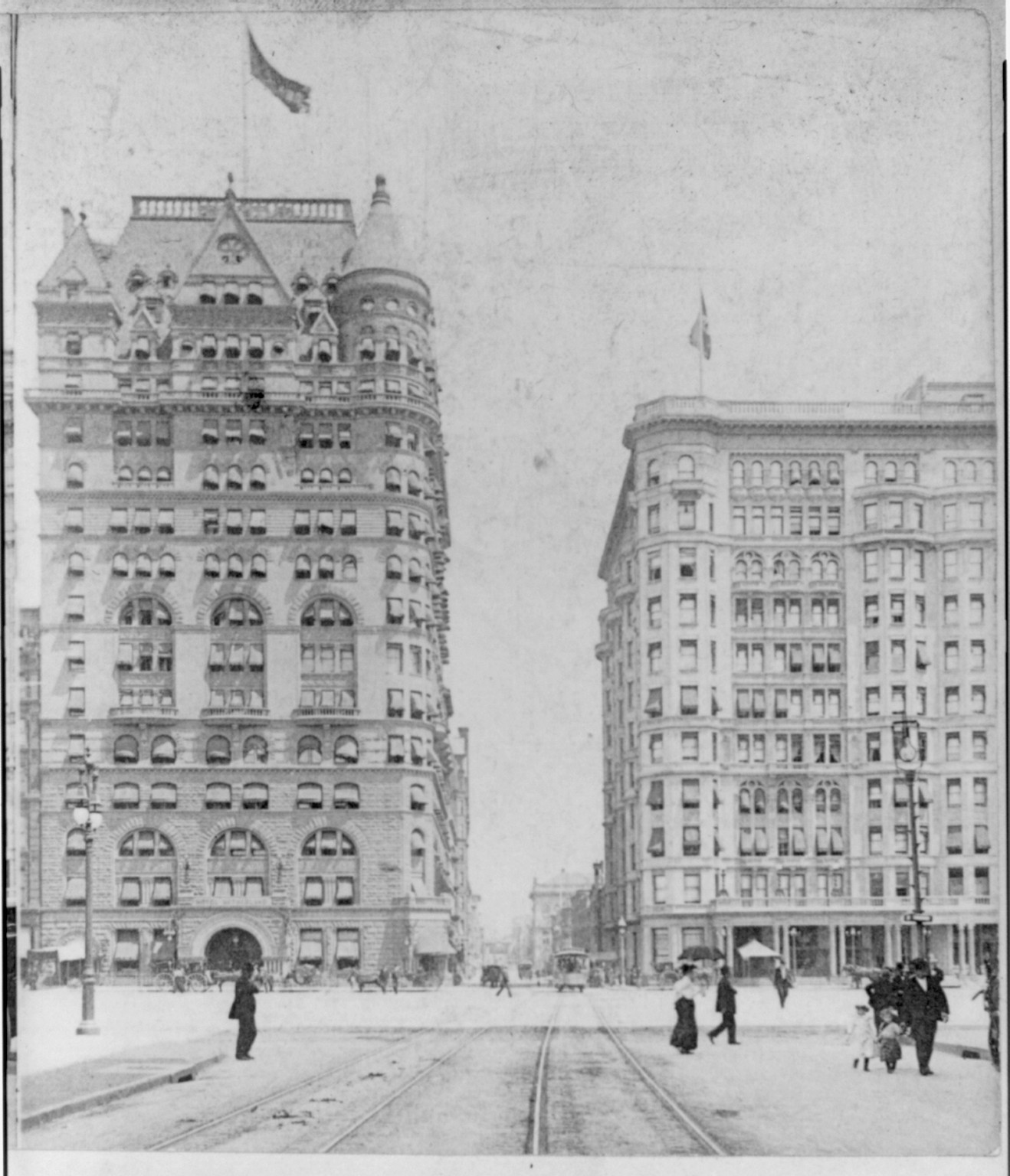 Hotels Netherland & Savoy, New York City, c1896. — historic photograph