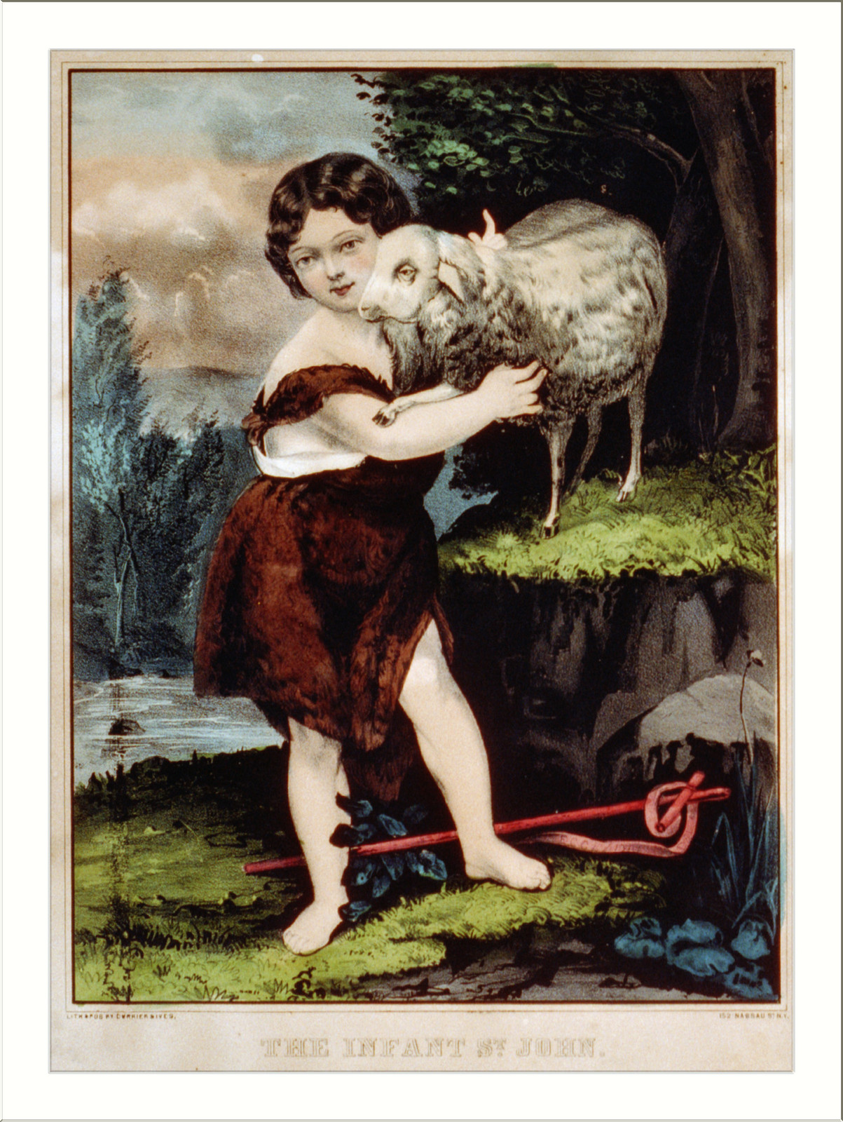 The infant St. John, New York : Published by Currier & Ives, [between 1856 and 1907] — antique lithograph