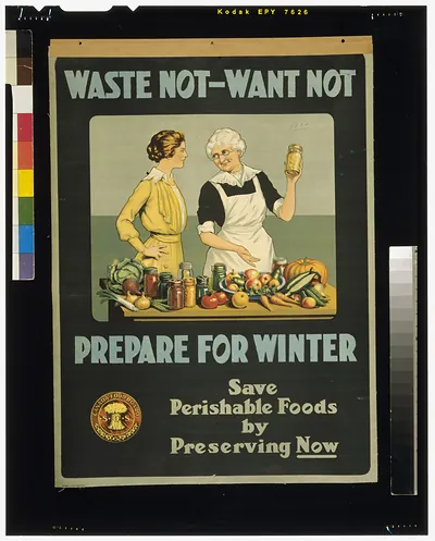 Waste not want not - prepare for winter