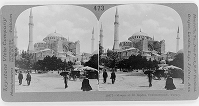 Mosque of St. Sophia, Constantinople, Turkey, Meadville, Pa. : Keystone View Company, c1919. — historic photograph