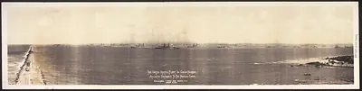 The United States Fleet in Colon Harbor, Atlantic Entrance to the Panama Canal
