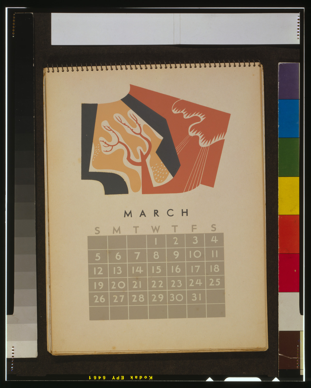 March, [1938] — vintage poster