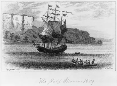Henry Hudson's Half Moon, 1609