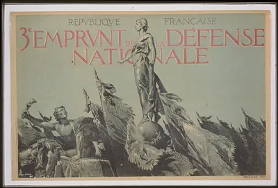 Reacutepublique Franccedilaise. 3e Emprunt de la Deacutefense Nationale