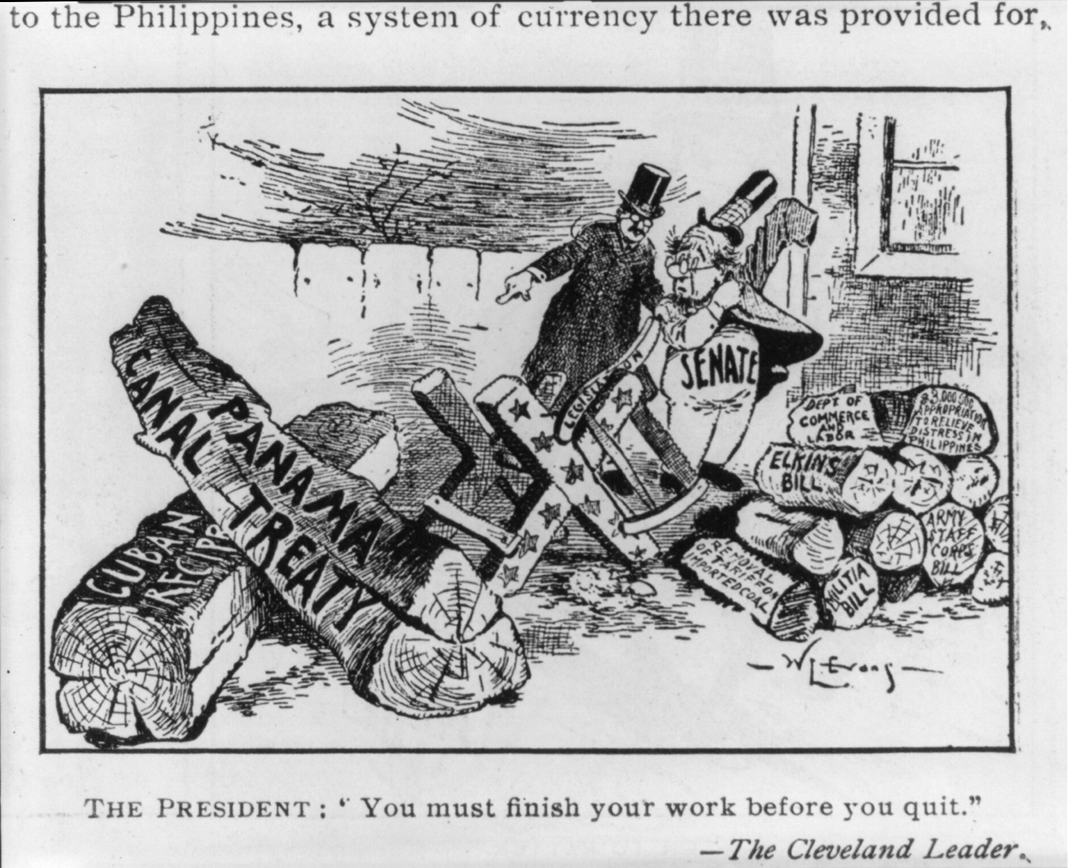 You must finish your work before you quit, 1903 — historic print